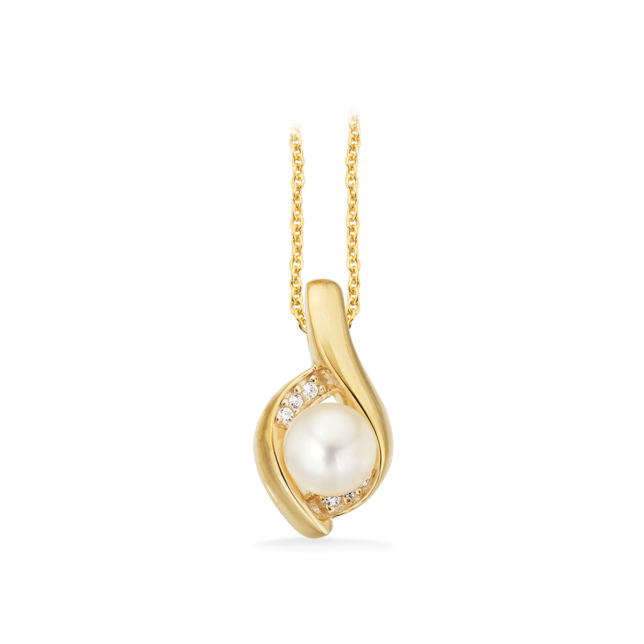 Pendant fwp./zir. 925 goldplated