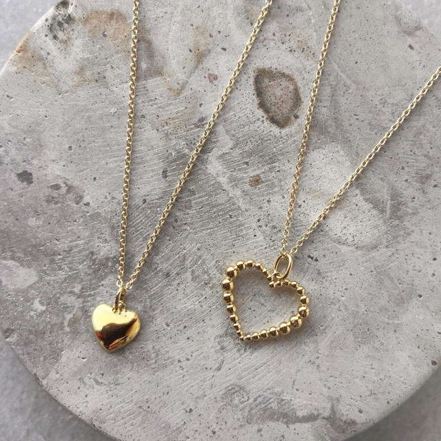 Pendant heart 925 goldplated