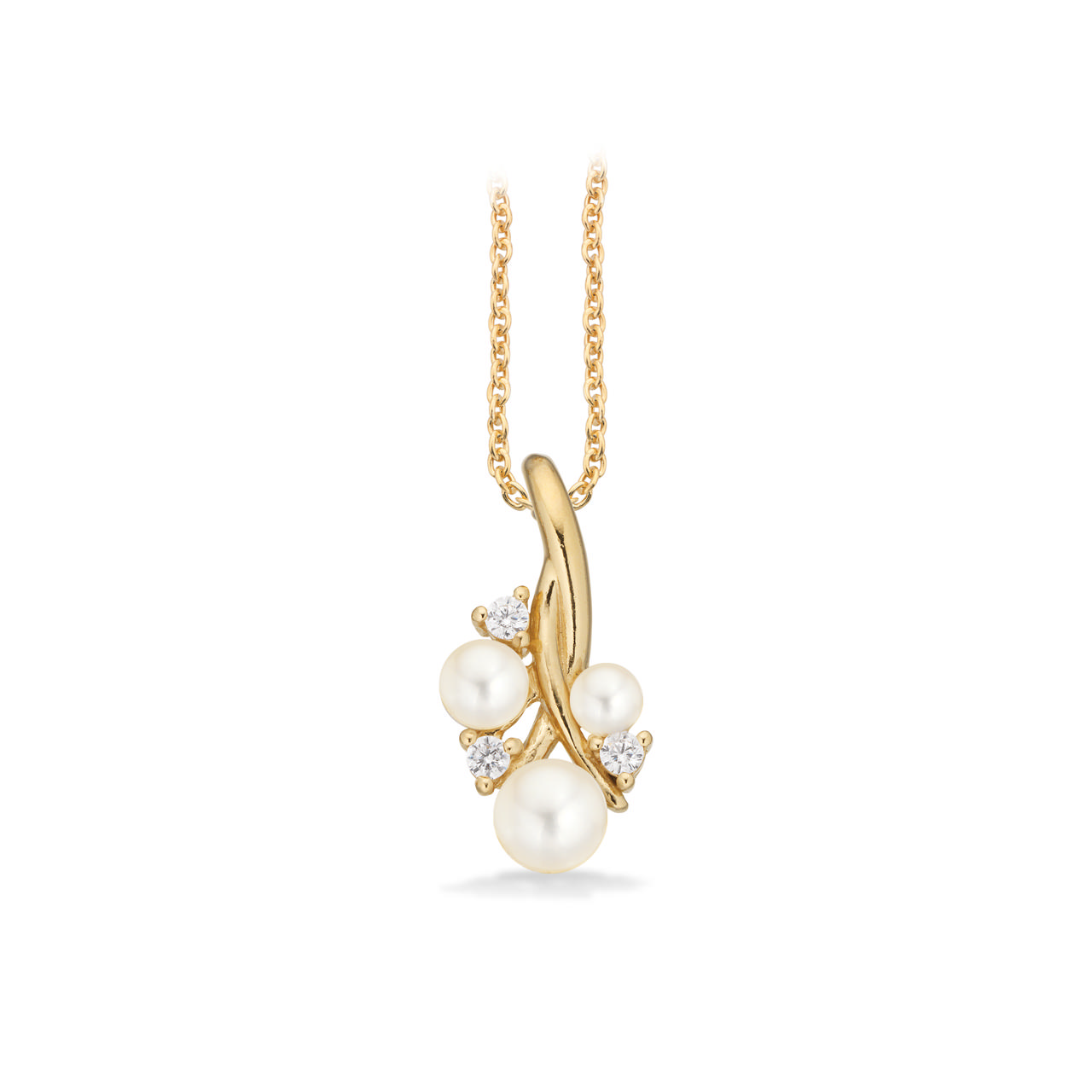 Pendant fwp. zir. 925 goldplated