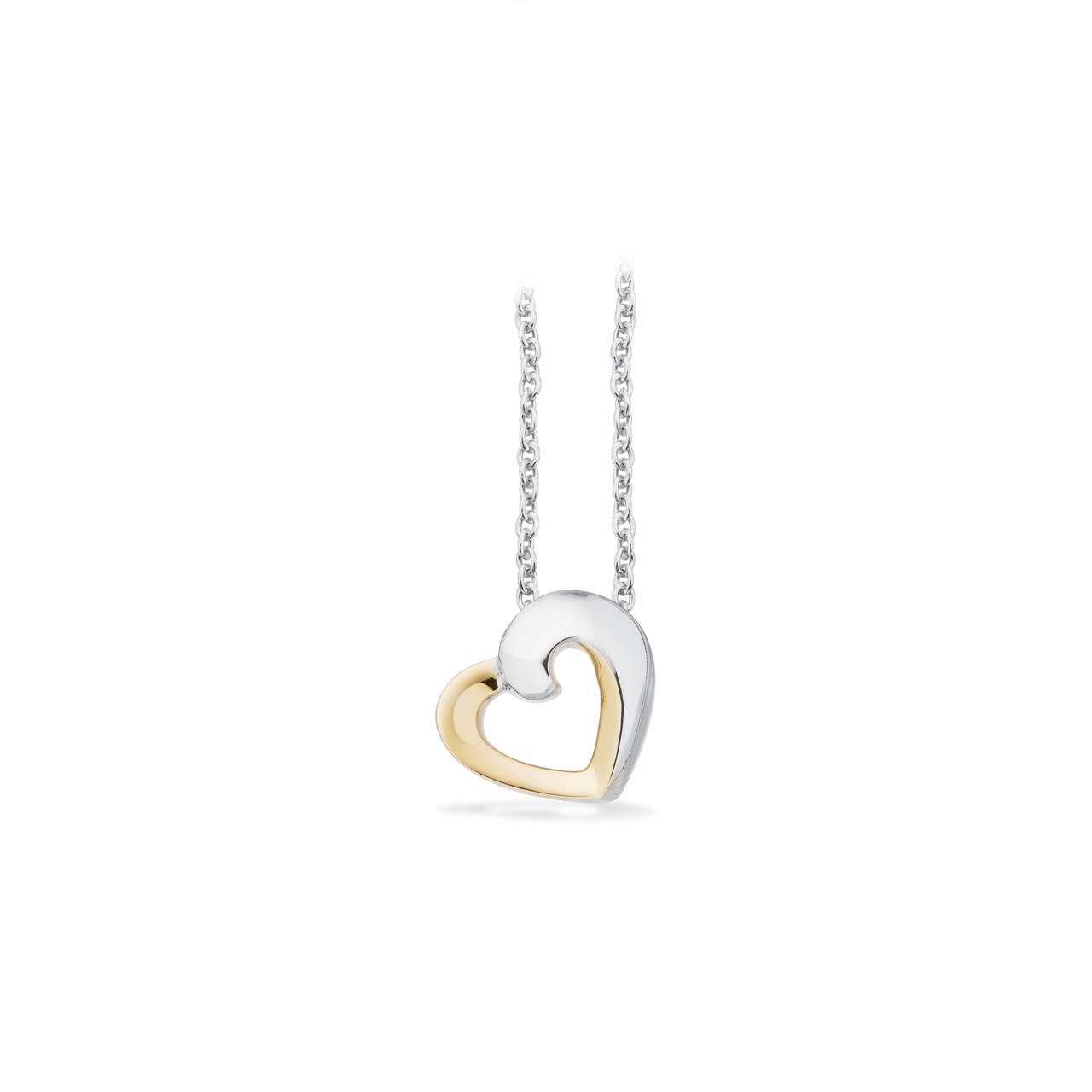 Pendant heart 925/8K