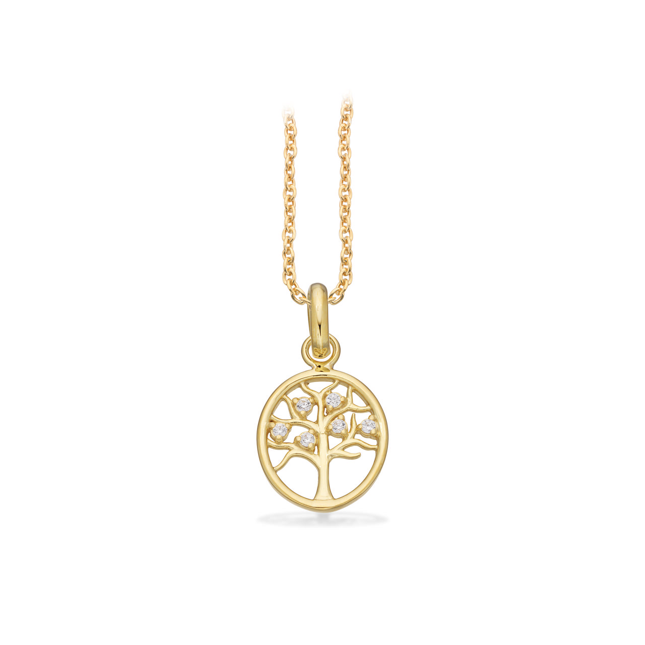 Pendant zir. 925 goldplated
