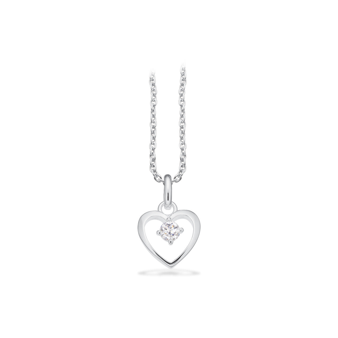 Pendant heart zir. 925