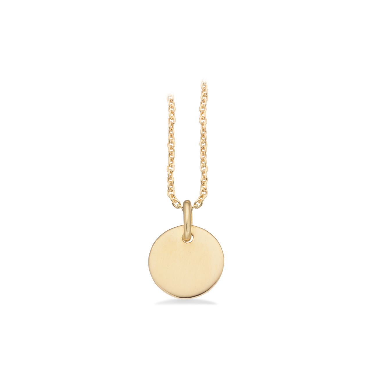*#TagMe 10 mm. blank sølv fg. m/kæde