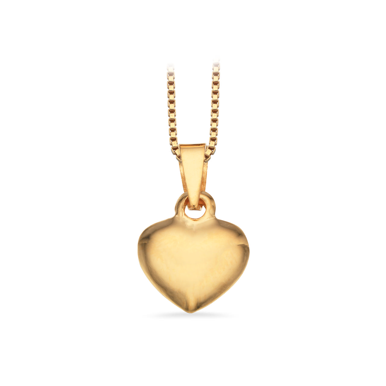Pendant heart 585 yell.
