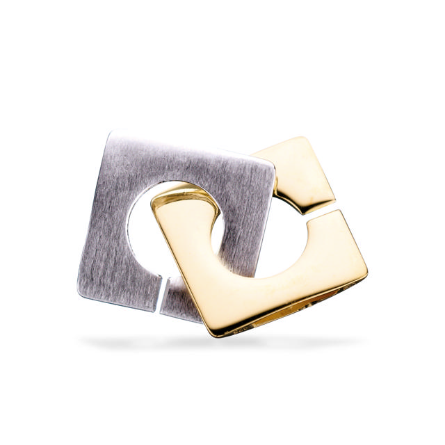 Perlelås sølv forg./sølv