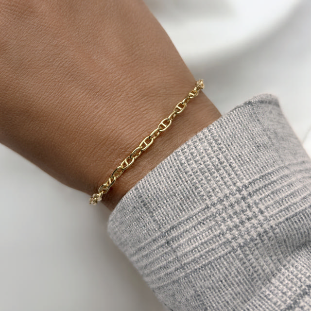 *Armbånd sølv fg. 17+2 cm