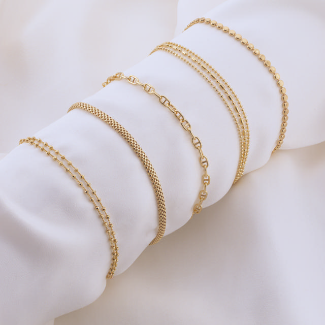 *Armbånd sølv fg. 17+2 cm