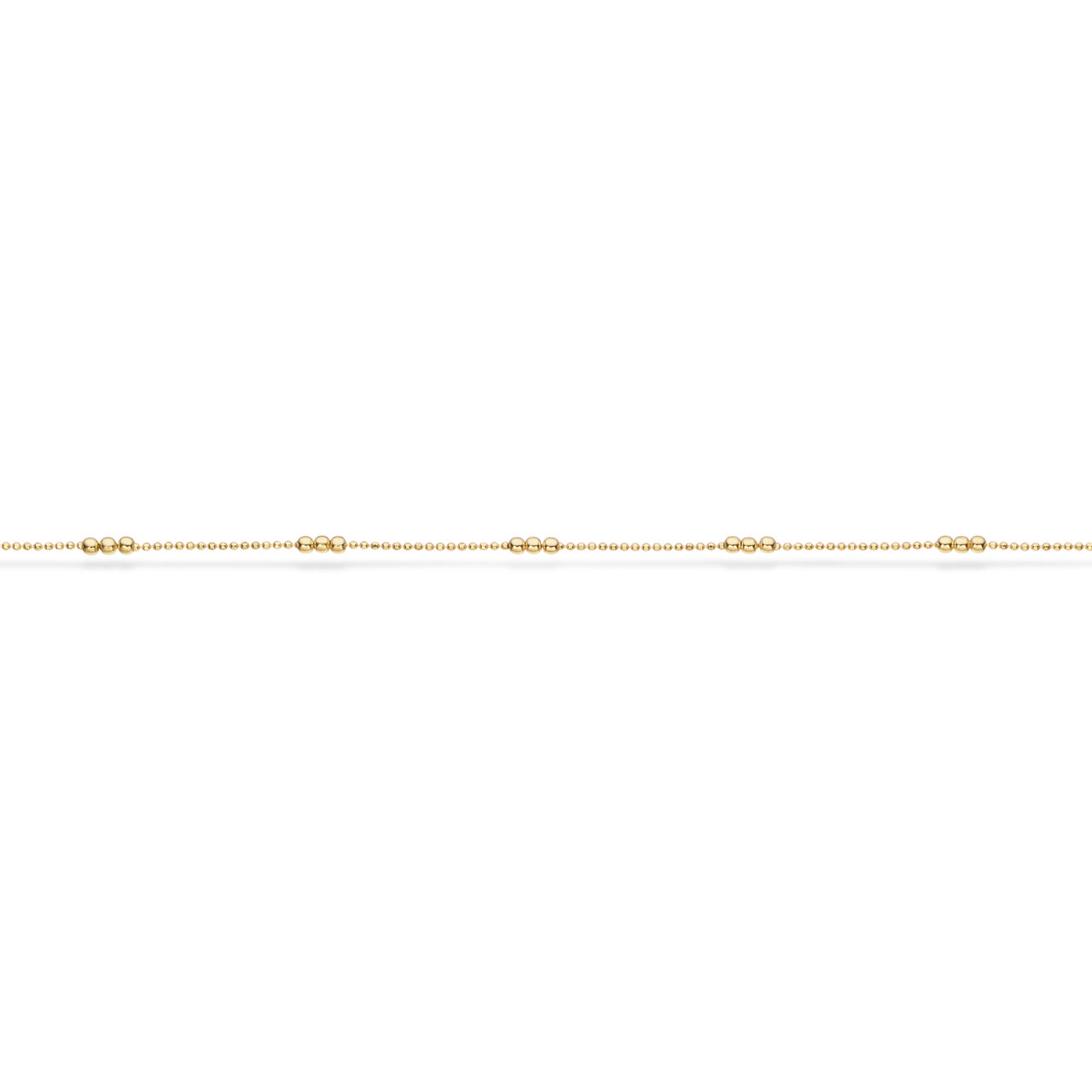 Armbånd kugler sølv fg. 17+2 cm