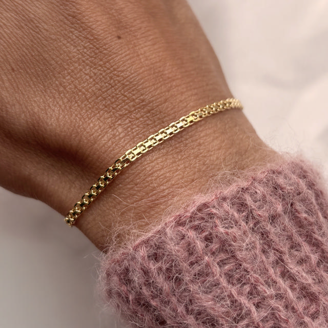 Armbånd sølv fg. 17+2 cm