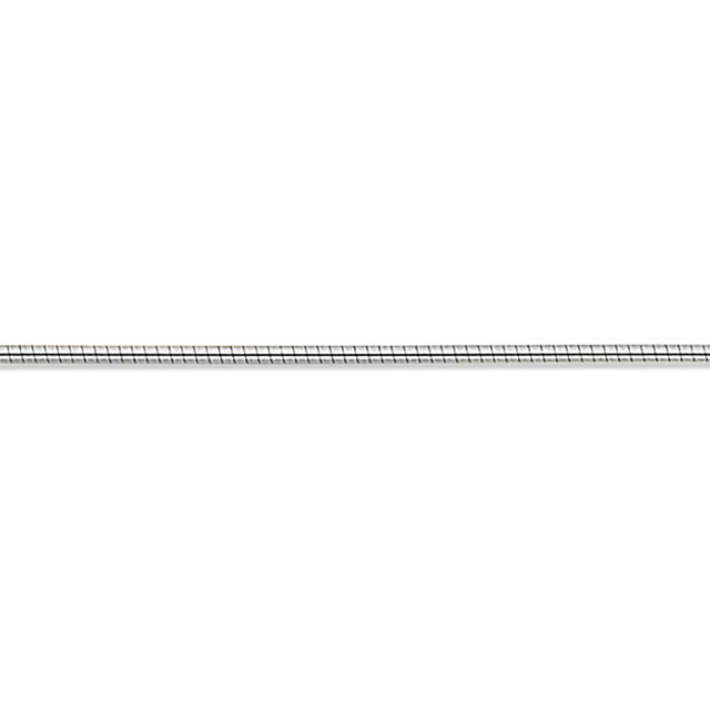 Omega kæde 1,2 mm. sølv