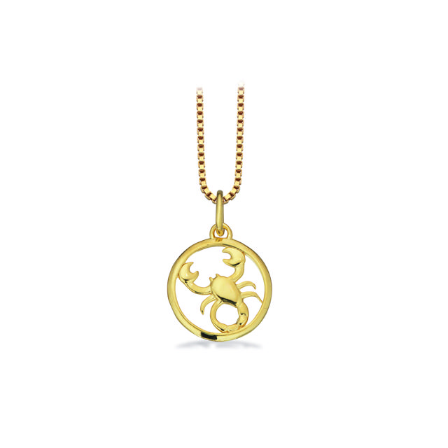 *Stjernetegn Skorpionen sølv fg.