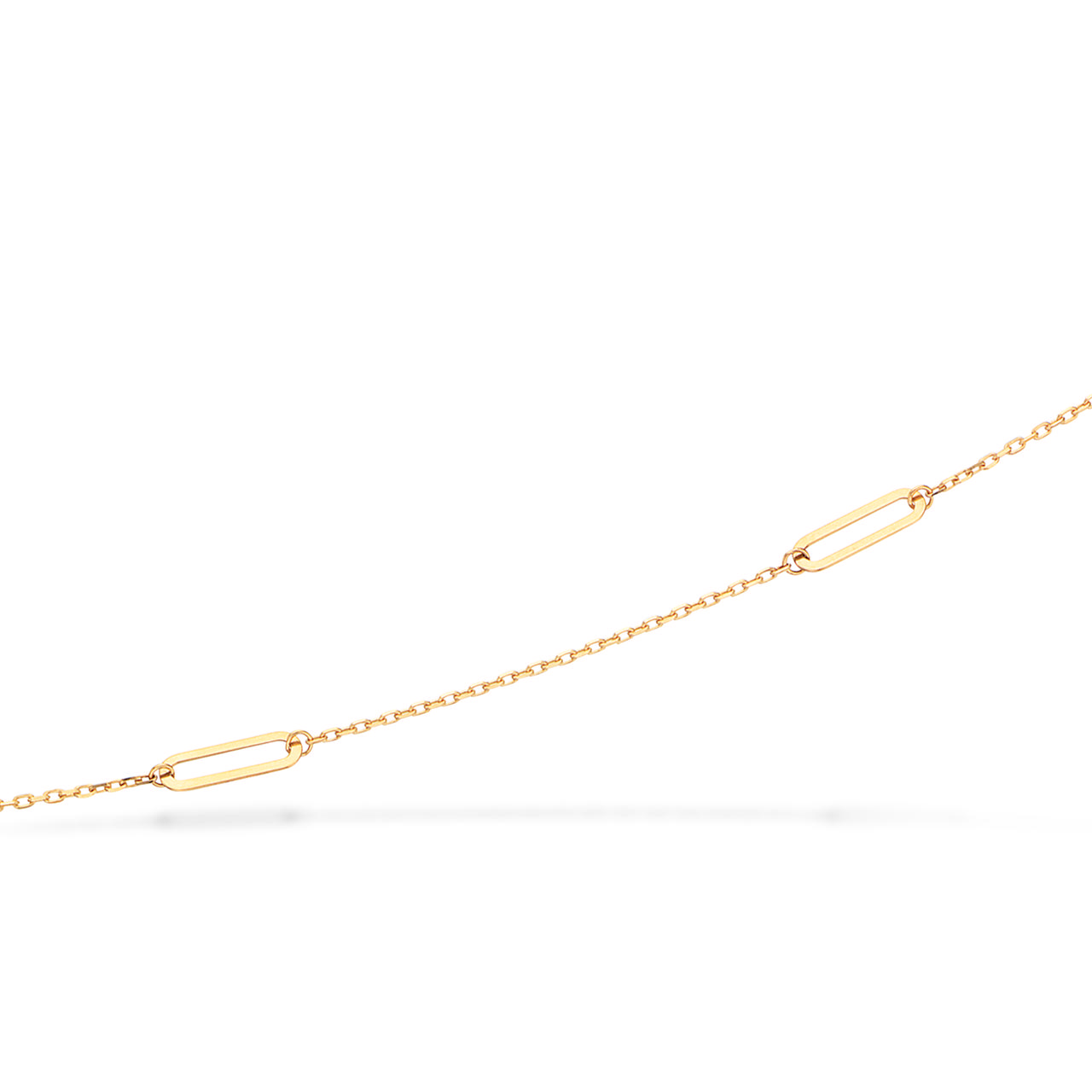 Armbånd kæde m. links  8 kt.