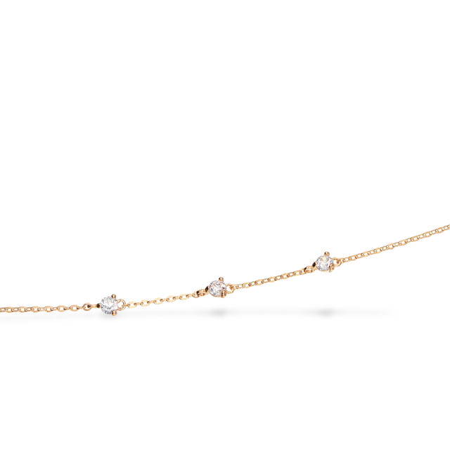 Armbånd cubic zir.  8 kt.