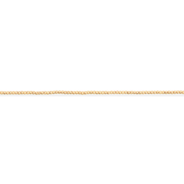 Armbånd facetteret kugler 17,5+1,5cm 8 kt.