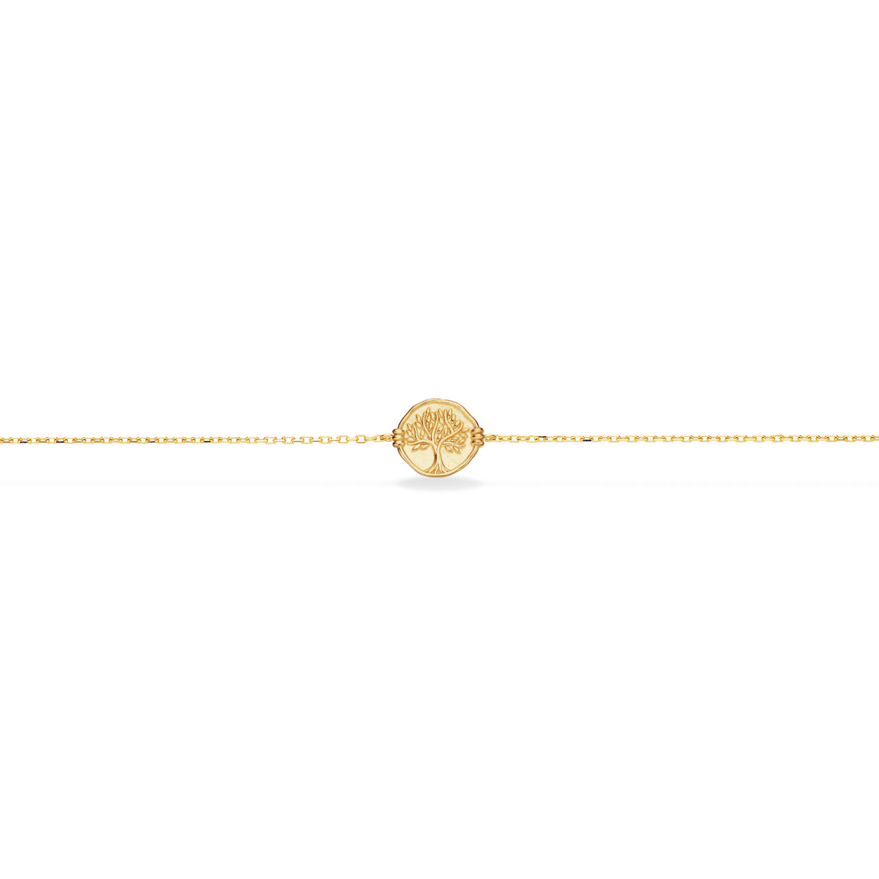Armbånd Livets Træ 17+2 cm. 8kt.
