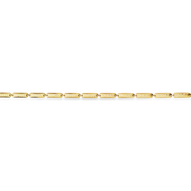 Armbånd square fc. 18,5 cm 8kt.