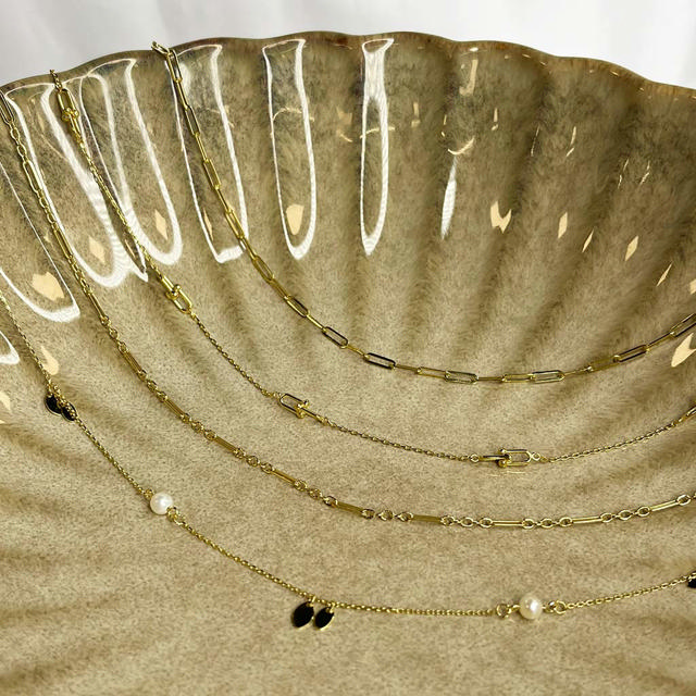 Kæde u-links og kæde sølv fg.