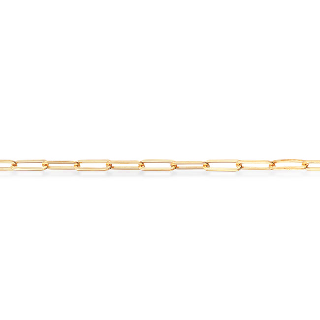 Bracelet long links 925 goldplated