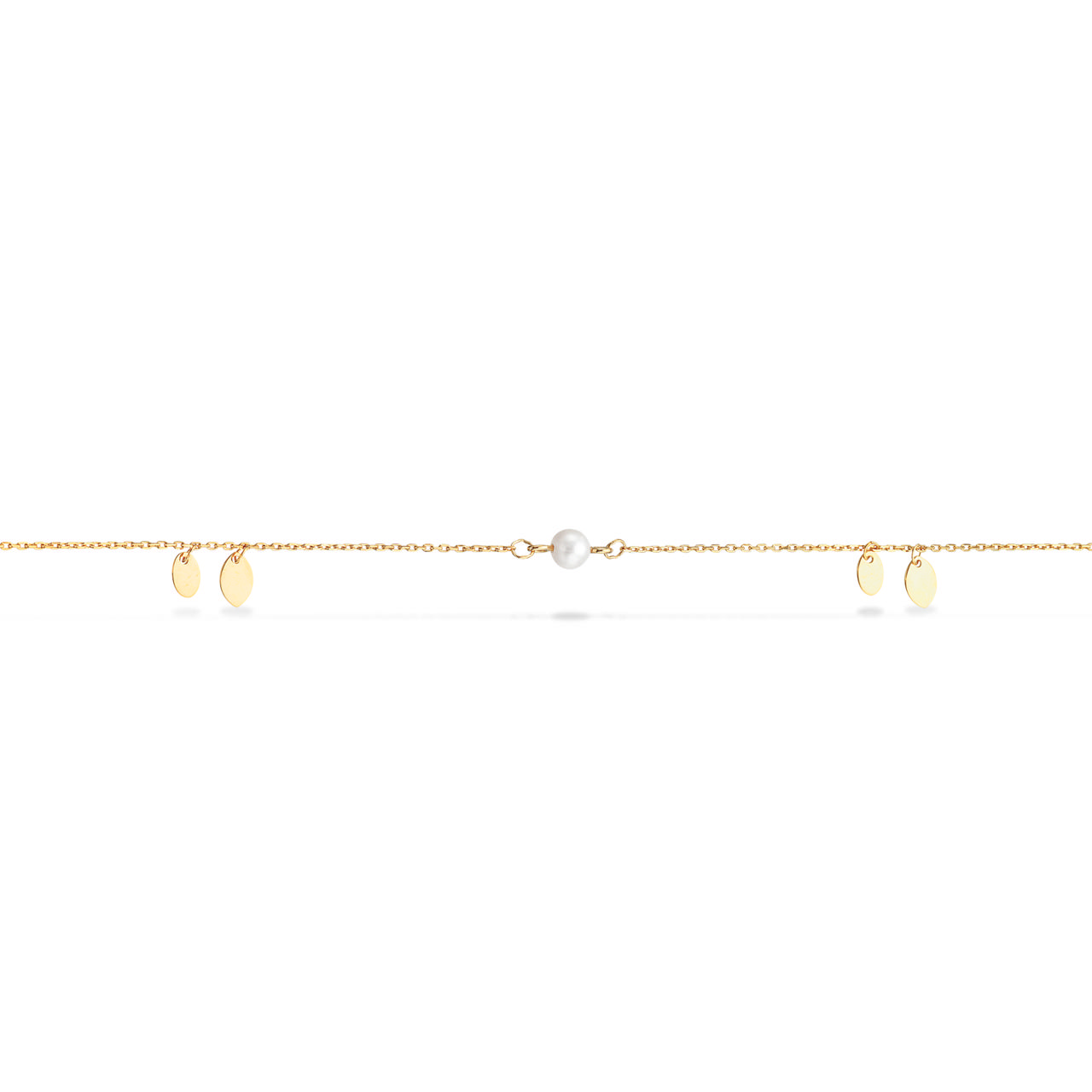 Necklace fwp. 925 goldplated