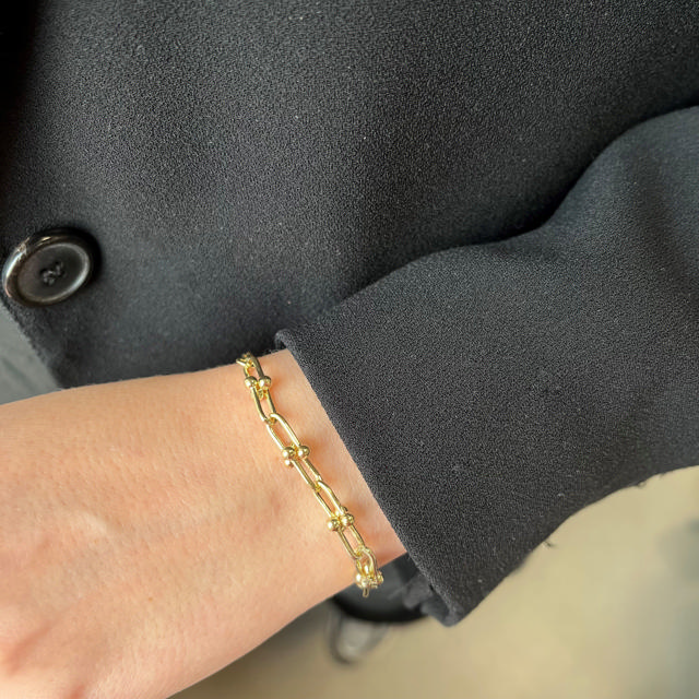 Bracelet links 925 goldplated