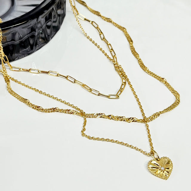 Necklace singapore 925 goldplated