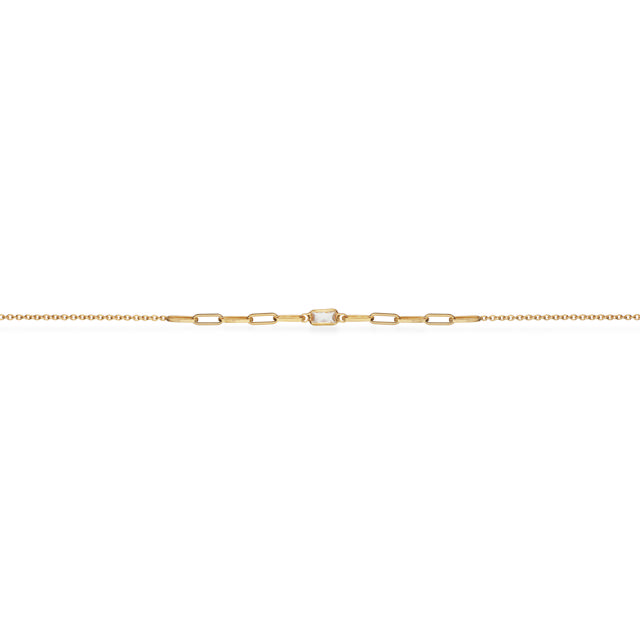 Necklace zir. 925 goldplated