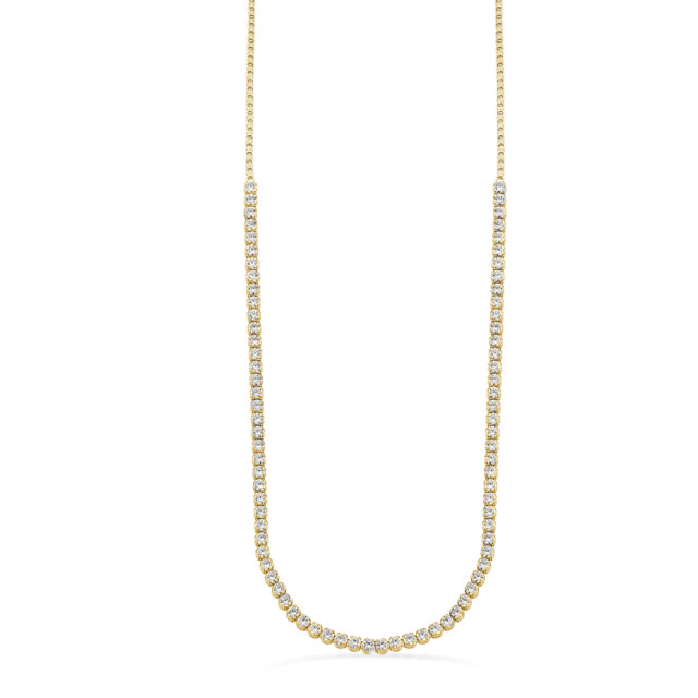 SoHo halskæde cubic zir. sølv fg. 42+3cm