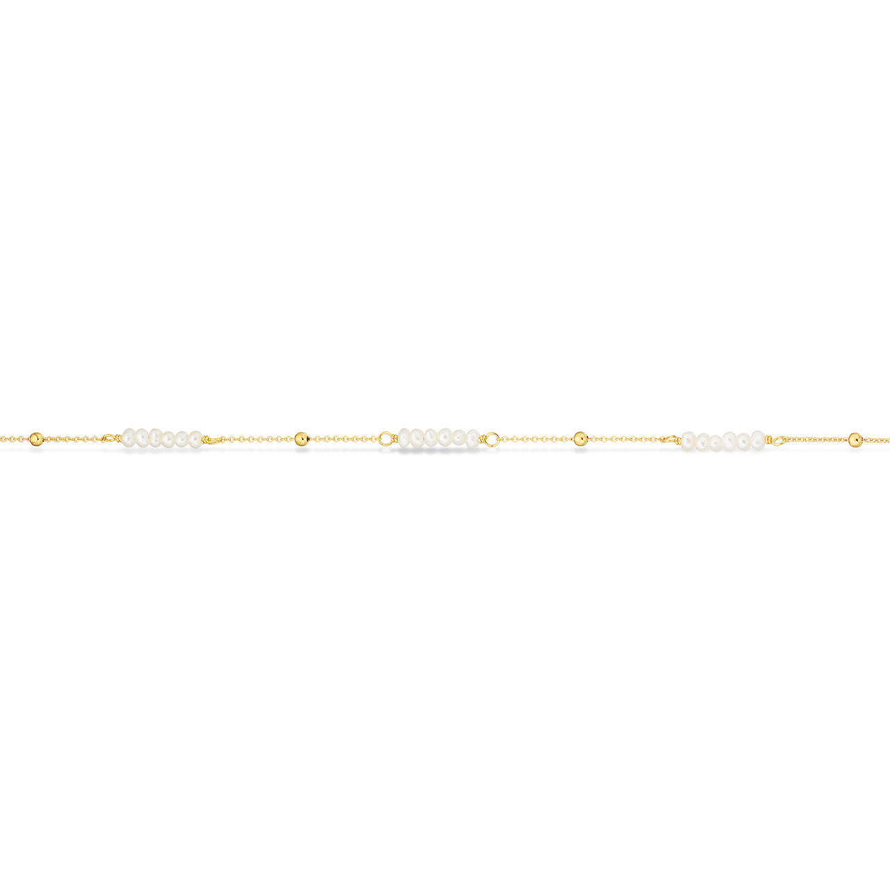 Bracelet fwp. 925 goldplated