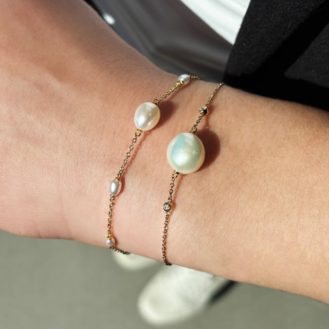 Armbånd fkp./cubic zir. sølv fg. 17 +2 cm