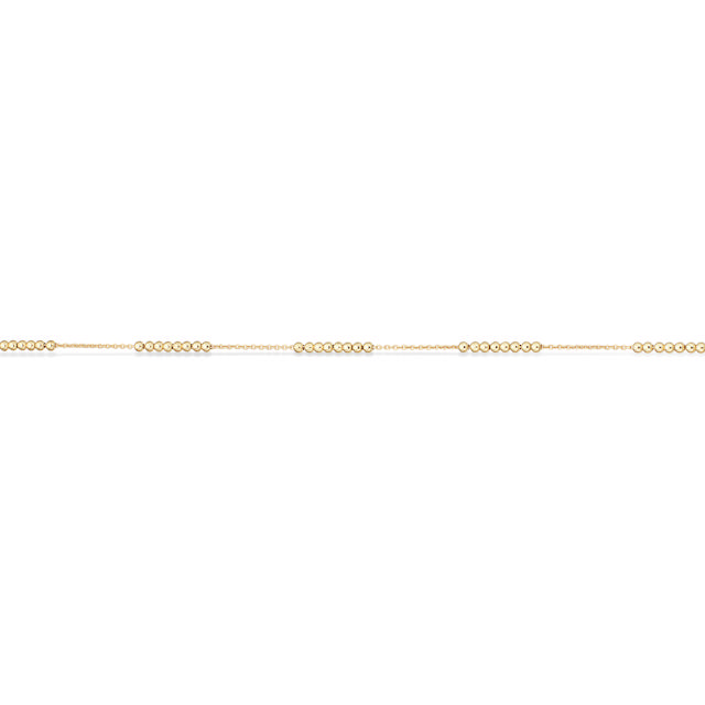 Armbånd kugler sølv fg. 17+2 cm