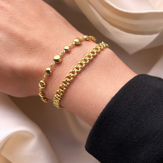 Armbånd sølv fg. 17+2 cm