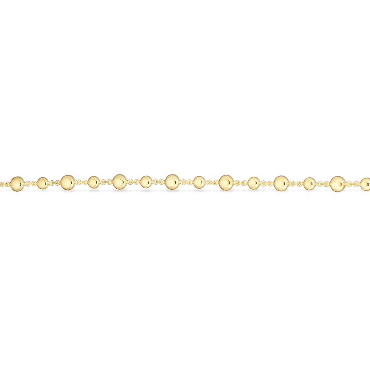 Armbånd poletter sølv fg. 17+2 cm