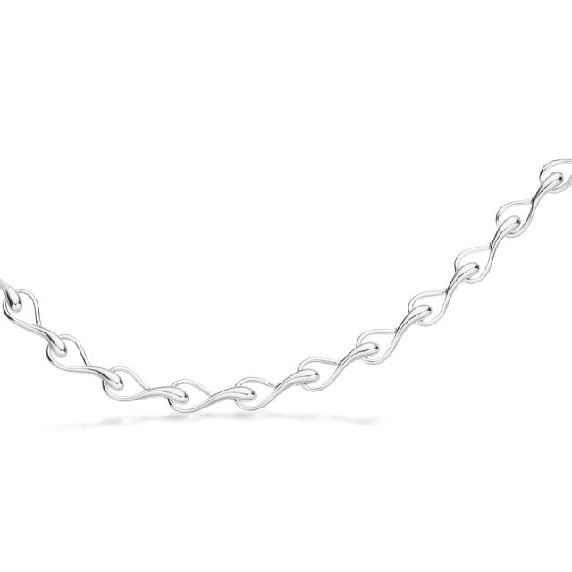 Armbånd sølv 18,5+2 cm