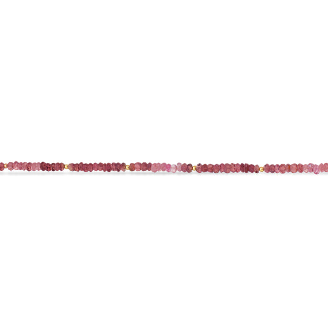 Armbånd turmalin sølv fg. 17+2cm