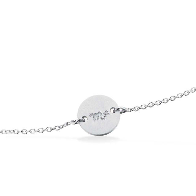 #TagMe rund Skorpion sølv m/kæde17cm