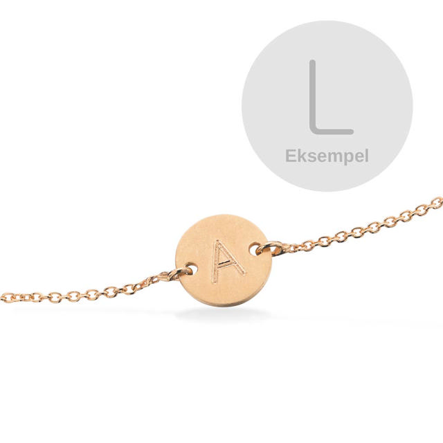 #TagMe rund L sølv fg. m/kæde17cm