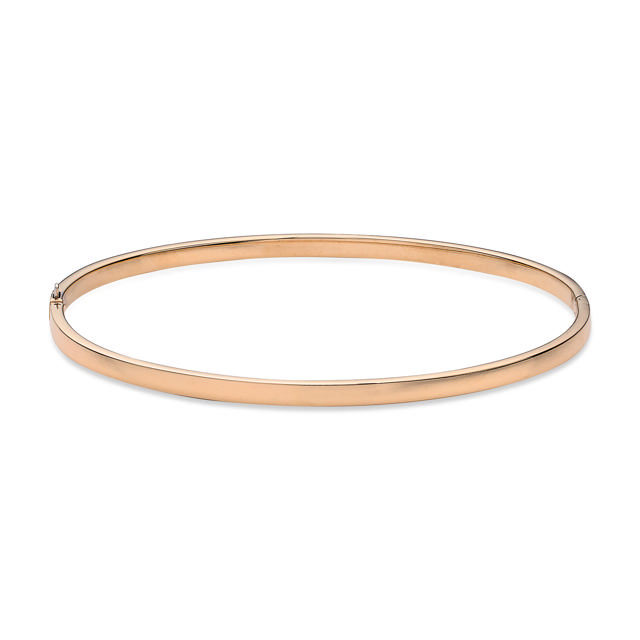 Armring flad 3 mm. 8 kt.