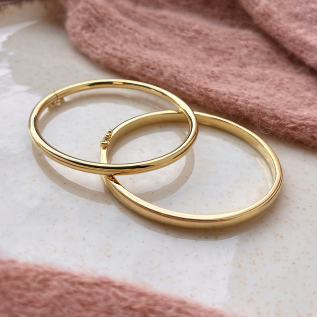 *Armring 5 mm. sølv fg.