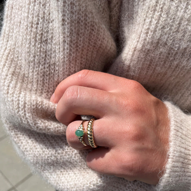 Ring aventurine 333 yell.