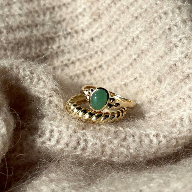 Ring aventurine 333 yell.