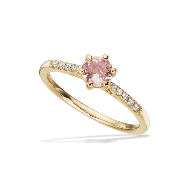 Ring morganit +0,09 H-W/SI 14 kt