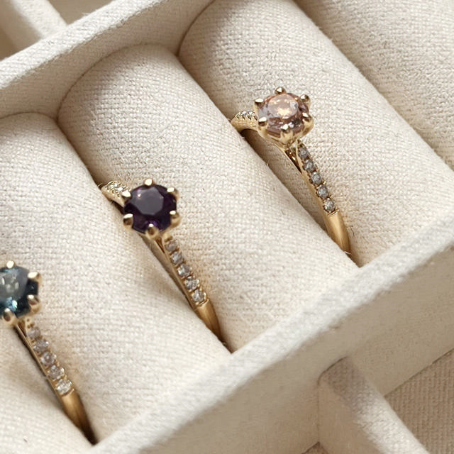 Ring morganit +0,09 H-W/SI 14 kt