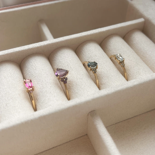 Ring ametyst 8 kt.