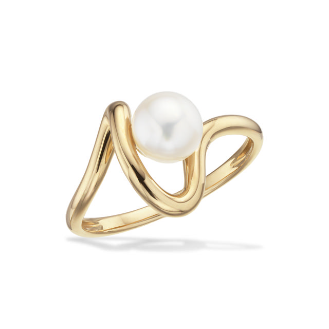 Ring fkp. 8 kt.