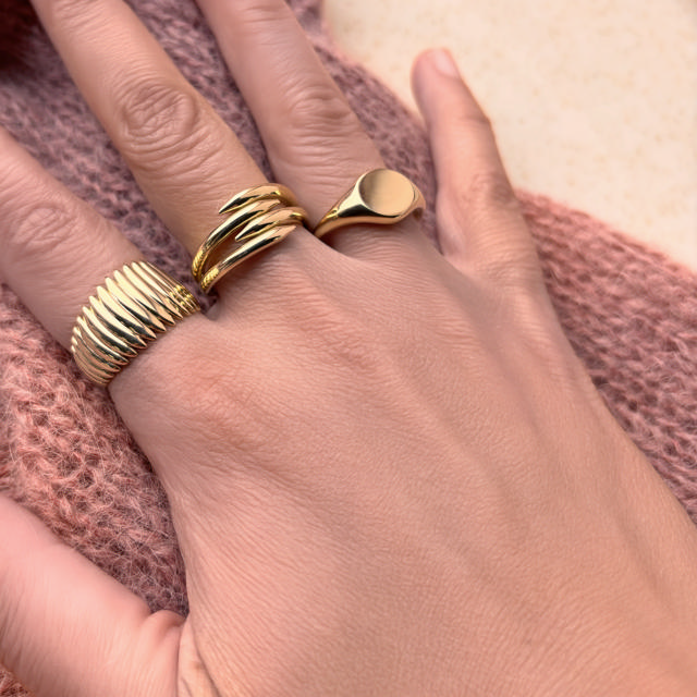 *Ring signet 8 kt.
