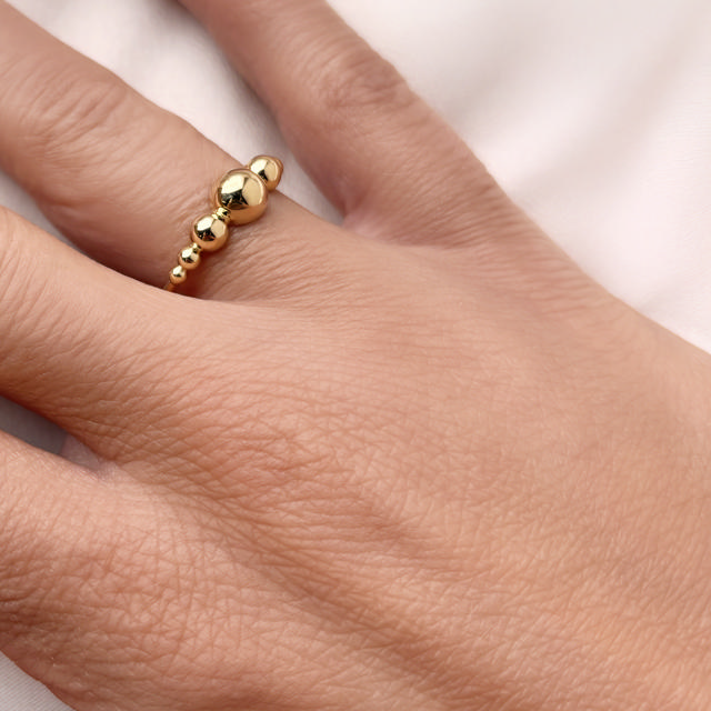 *Ring kugler 8 kt.