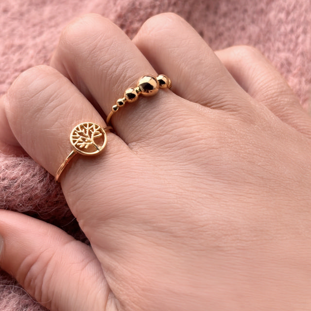 *Ring kugler 8 kt.