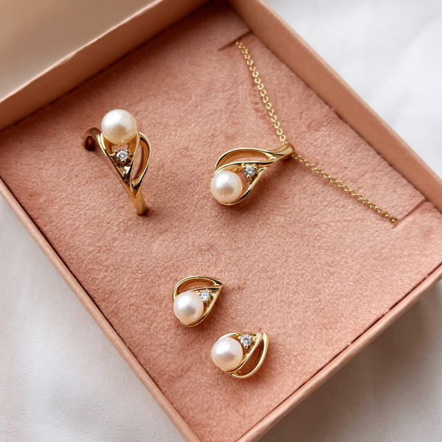 *Ring Fkp./cubic zir. 8 kt.