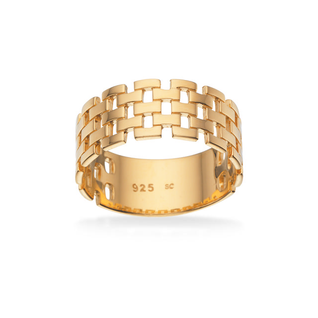 Ring 925 goldplated
