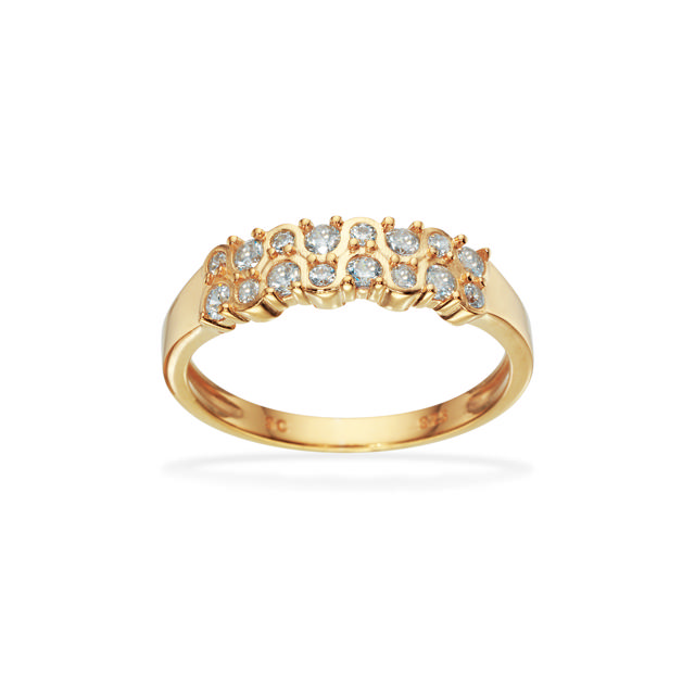 Ring zir. 925 goldplated